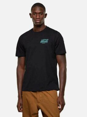 Diesel T-JUST A33 Men's Short Sleeve T-Shirt (Black) Size Medium